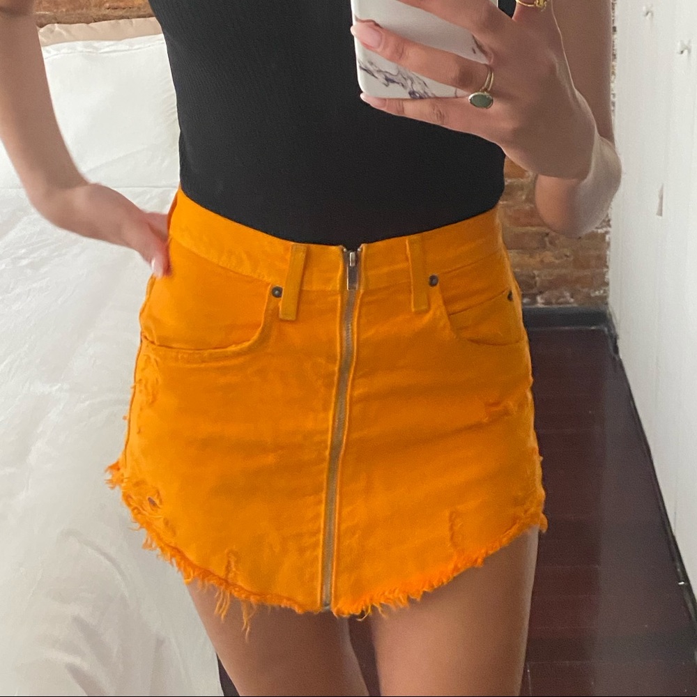 Carmar denim skirt